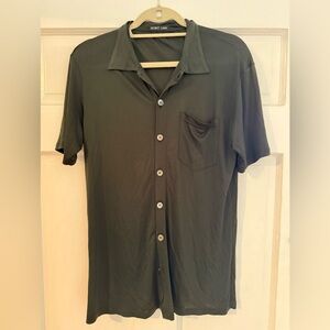 Helmut Lang Short-Sleeve Button-Down Shirt